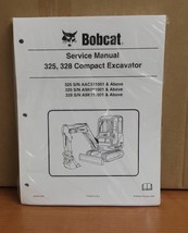 Bobcat 325, 328 Compact Excavator Service Manual Shop Repair Book 6 PN #... - £42.81 GBP