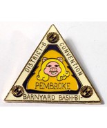 PEMBROKE BARNYARD BASH 1981 MISS PIGGY DISTRICT 6 CONVENTION LAPEL PIN V... - $26.04 CAD
