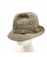 Vintage Andhurst Mens  Wool Tweed Fedora Hat Tan Mens Size 7 Country Gen... - £17.03 GBP