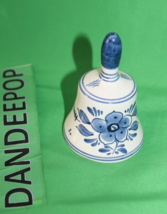 Vintage Delfhs Holland Handsechildern Handmade Blue And White Bell - £19.45 GBP