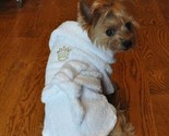 White gold crown cotton dog bathrobe 3265 thumb155 crop
