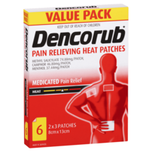 Dencorub Pain Relieving Heat Patches 6pk (Value Pack) - £66.96 GBP