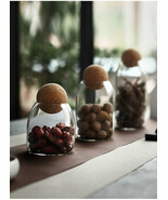 Kitchen food storage tank transparent glass sealed jar - $79.44 CAD