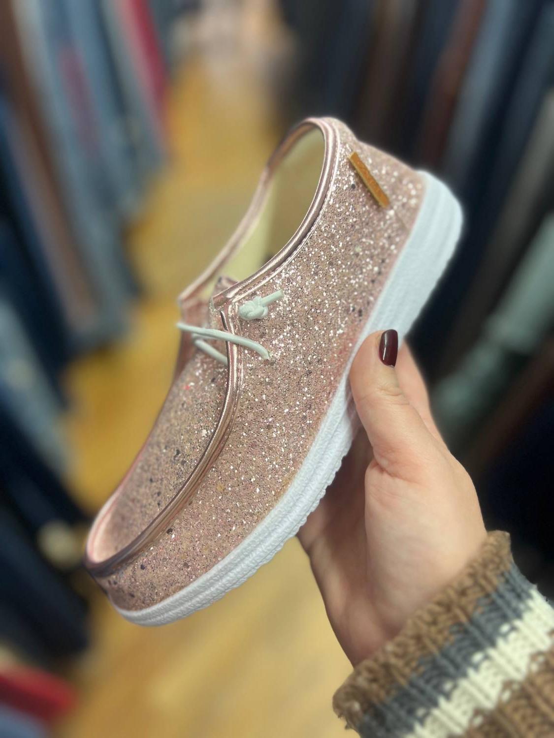 Corkys Footwear glitter kayak shoes (a) Light Pink - $42.00