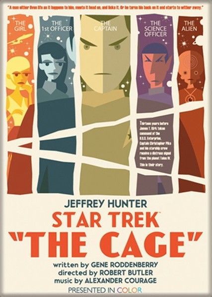Primary image for Star Trek Original Series The Cage Episode Poster Refrigerator Magnet NEW UNUSED