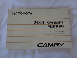 2003 Toyota Camry Owners Manual Oem Free Shipping! - £7.11 GBP