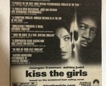 Kiss The Girls Vintage Movie Print Ad Morgan Freeman Ashley Judd TPA24 - £4.66 GBP
