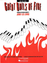 Great Balls of Fire by Jerry Lee Lewis for Piano, Vocal and Guitar (HL00303820) - £6.28 GBP