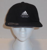 Adidas Men&#39;s Premium Golf Strapback Baseball Hat Cap Black New OSFM - £21.17 GBP