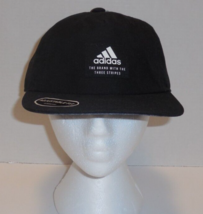 Adidas Men&#39;s Premium Golf Strapback Baseball Hat Cap Black New OSFM - £20.93 GBP