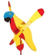 SUNSHINE PARROT WIND SPINNER - Amish Whirlybird Weather Resistant Whirli... - £68.29 GBP