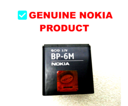 Nokia N73/N77/N93/N93S Replacement Battery (BP-6M, 1070mAh) - £13.33 GBP