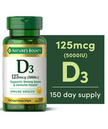 Nature&#39;s Bounty Vitamin D3 125 mcg 5000 IU - 150 softgels ~ Exp 6/2026+ - $12.86