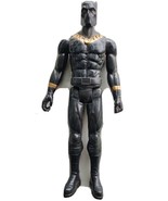 Black Panther 12&quot; Action Figure Black &amp; Gold Spotted Marvel Hasbro 2017 - $242.97 MXN