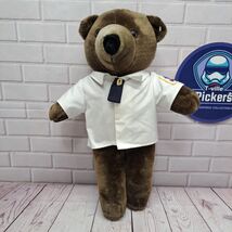 Vtg Patriot Bear Mail Carrier Postal Mailman Teddy Bear Plush Patch And ... - $14.25