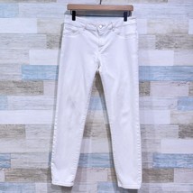 DL1961 Margaux Instasculpt Ankle Skinny Jeans White Mid Rise Denim Women... - $49.49