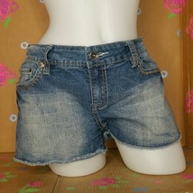 YMI Raw Hem Cut off Distressed Jean Shorts Junior&#39;s Size 13 - $15.00