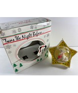  DISNEY Water Globe Dalmation Star Christmas 3 in Ornament - $27.12 CAD