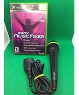Xbox Music Mixer game + Microphone + Adapter 2003 Mad Catz Microsoft - £15.68 GBP