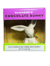 Hammond’s Chocolate Bunny Solid Cookies/Crème White Bunny 2.4oz/68g - $13.74
