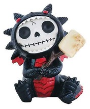 Furrybones Scorchie Skeleton in Black Dragon Costume - £22.91 GBP