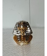 Egyptian Pharaoh King Tut Figurine Gold And Silver 4.5” x 3.5 Made In Italy - $60.00