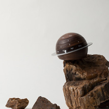 Black walnut wooden retro earth calendar decoration decoration - $75.99