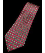 Vintage Ralph Lauren Polo Tie Silk Red Geometric Pattern - $19.14 CAD