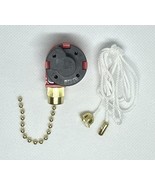 3 Speed Rotary Fan 4 Wire Replacement Speed Control Ceiling Fan Switch P... - $10.84
