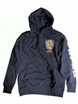 NYPD Hoodie Screen Print Heart Sweatshirt Navy - £31.89 GBP+