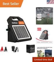 10 Miles Solar Electric Fence Charger with Day or Night Mode, 0.11 Joule... - $135.00
