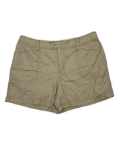 St Johns Bay Women Size 16 (Measure 35x4) Beige Chino Hiking Shorts - $11.32