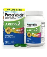 Bausch Lomb PreserVision AREDS 2 + MULTI Vitamin 120 gels  - £18.75 GBP