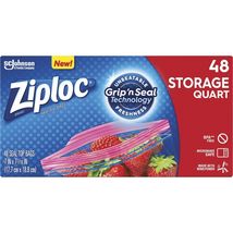 Ziploc Double Zipper Storage Bags DRACB003103CT Clear 0.6 lbs Pack - $220.14 MXN Ziploc Double Zipper Storage Bags DRACB003103CT Clear 0.6 lbs Pack - $220.14 MXN