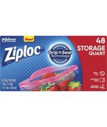 Ziploc Double Zipper Storage Bags DRACB003103CT Clear 0.6 lbs Pack - €10,27 EUR