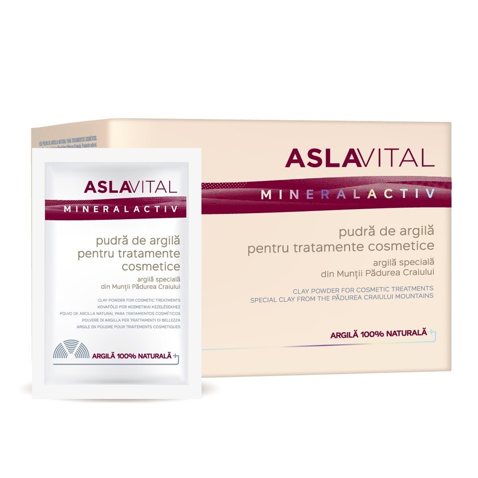 ASLAVITAL Mineralactiv Clay Powder for Cosmetic Treatments 10 x20g Sachets - $23.93