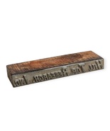 Vintage Letterpress Printing Wood Block: Hill Top Research Inc. - £15.59 GBP
