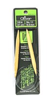 Clover Takumi Bamboo 16 Inch Circular Knitting Needle Size 11 - $20.51 CAD