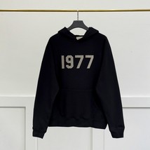 2022 ESSENTIALS Hoodie Men Women Hip Hop Sweatshirt Floc Logo Oversize L... - £189.31 GBP