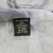 Yank American BAU1184 Youth Gray Orange -Pinstripe Embroidered Blazer Size 7/8 image 4