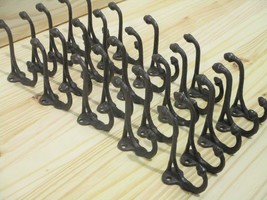 25 RUSTIC COAT HOOKS HAT ENTRY WAY HALL TREE KEYS STORAGE ORGANIZATION C... - £29.63 GBP