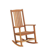 Patio Rocking Chair Ergonomic High-Back Outdoor Rocker with Smooth Rocki... - $3,261.92 MXN