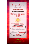 RCScrewZ Stainless Steel Screw Kit czr024 for Cross RC MC-8C #CZR90100043 - £50.01 GBP