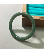 Natural Jade Bangle Dark Green 51mm Type A Burma Jewellery - $254.00