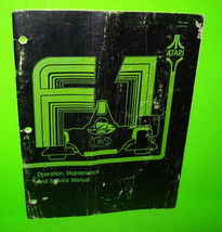 F1 Video Arcade Game Manual Original Service Repair Information 1977 - £17.86 GBP