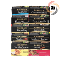 3x Boxes Bigelow Variety Flavor Black Tea | 20 Bags Each | Mix &amp; Match Flavors - £16.41 GBP
