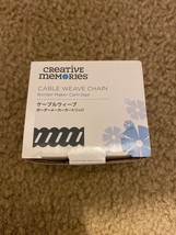Creative Memories CABLE WEAVE CHAIN - BORDER MAKER CARTRIDGE BMC NEW 2022 - £36.60 GBP