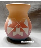   Native American Lakota Sioux Pottery 5 Inches Tall Signed. - £9.58 GBP