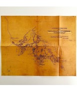 Map Rappahannock VA Civil War Reproduction 12.5 x 10&quot; Military History D... - $19.99