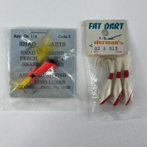 Vtg Fish King Lures Shad Darts 1/4 oz (2 in pack) + Fat Dart 1/6oz (3 in pack) - £5.98 GBP